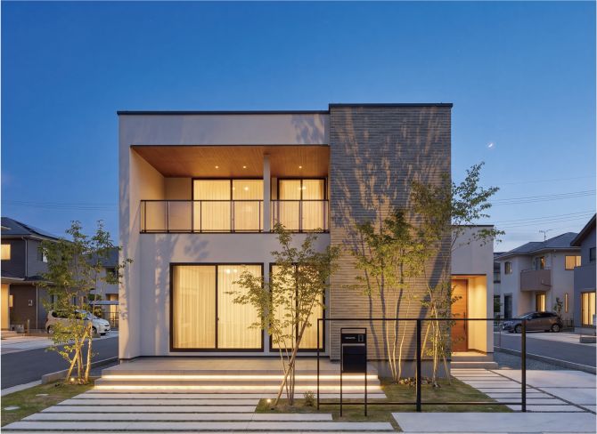 2階建てプラン外観 ローン+電気代 月々約6.8万円〜