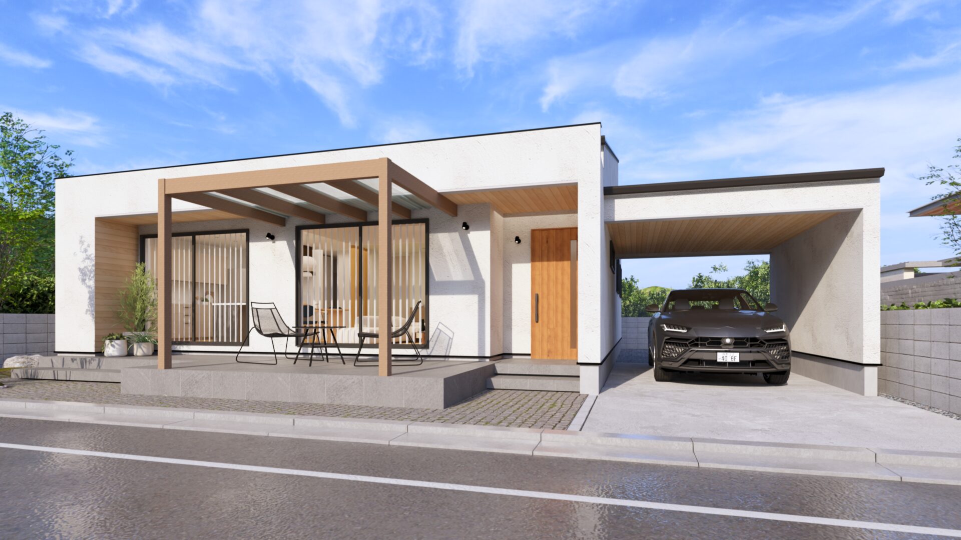 平屋ガレージハウス」の魅力とは？間取り・値段・事例でわかる30坪から 